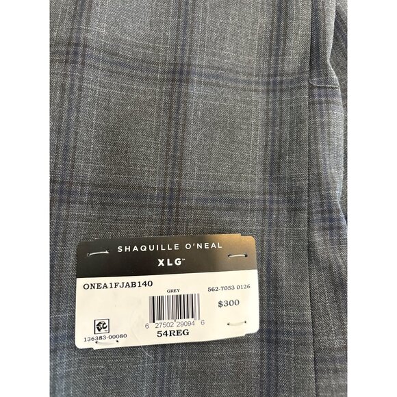 Shaquille O'Neal XLG Mens Big and Tall Plaid Stretch Fabric Regular Size 54R - Picture 8 of 10